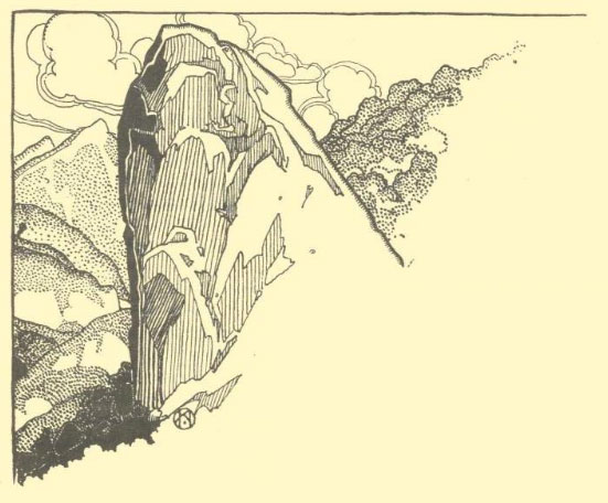 Курбан–кая – жертвенная скала.