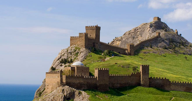 О девичьей башне в Судаке.