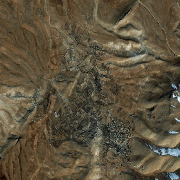 Как выглядят древние руины из космоса?