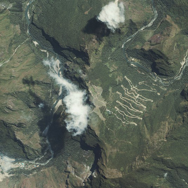 Как выглядят древние руины из космоса?