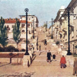 Лестница на Городской холм с Большой Морской улицы.