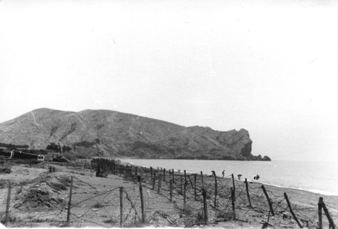 Береговая линия, вид на мыс Алчак.