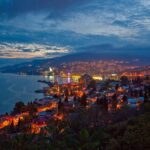 Ялта с высоты птичьего полета: съемка с беспилотника. Ялта с высоты птичьего полета: съемка с беспилотника.