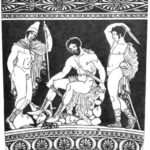 194. Одиссей сходит в царство Аида