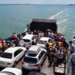 В последние дни августа на паромной переправе в Керчи ожидают увеличение очереди из автомобилей