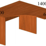 Стол письменный угловой У5Л