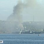 (Русский) В Севастополе потушили пожар на противолодочном корабле «Керчь»